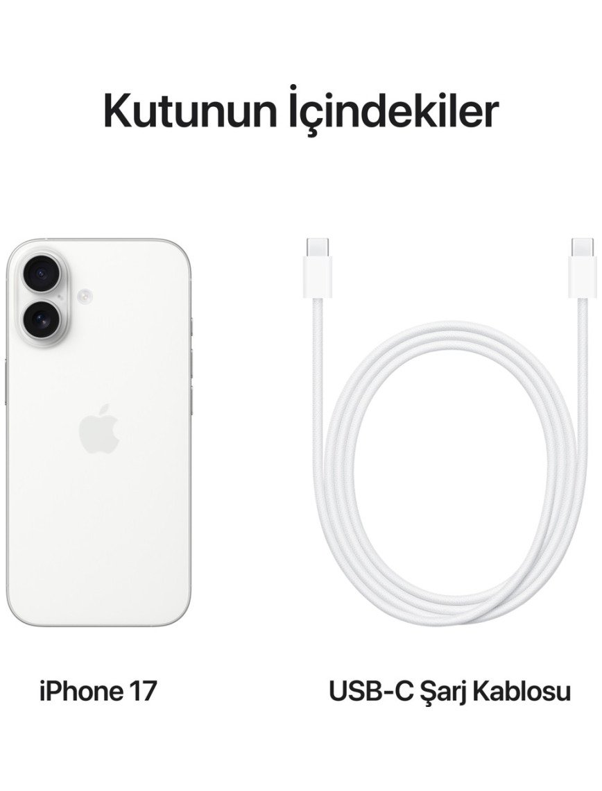 Apple iPhone 17 512 GB Beyaz